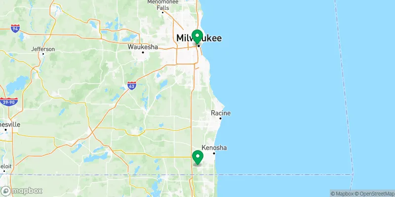 Static venue map preview for Milwaukee Showcase