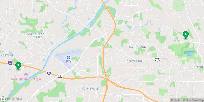 Static venue map preview for Atlanta Cup