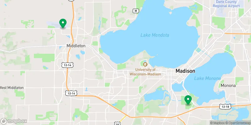 Static venue map preview for Madison Summer Jam