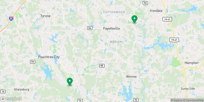 Static venue map preview for AFC Lightning Cup