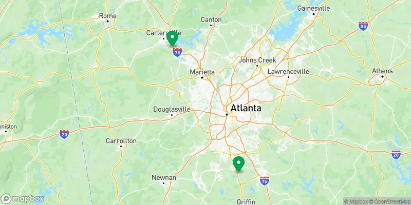 Static venue map preview for Georgia Soccer State Cup Finals