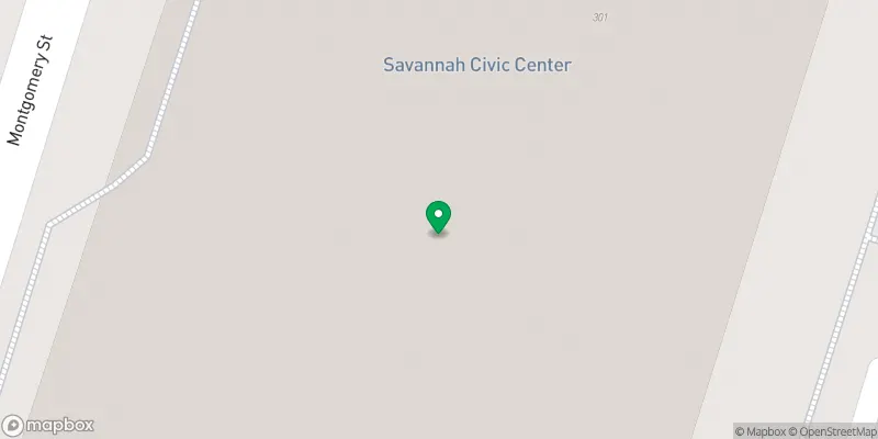Static venue map preview for Savannah Fall Classic